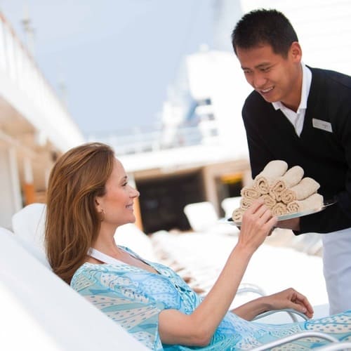 Butler Service bei Regent Seven Seas